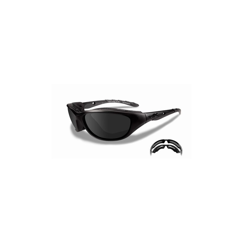 Lunettes AIRRAGE Monture noire mat  Verre Fumé Wiley X