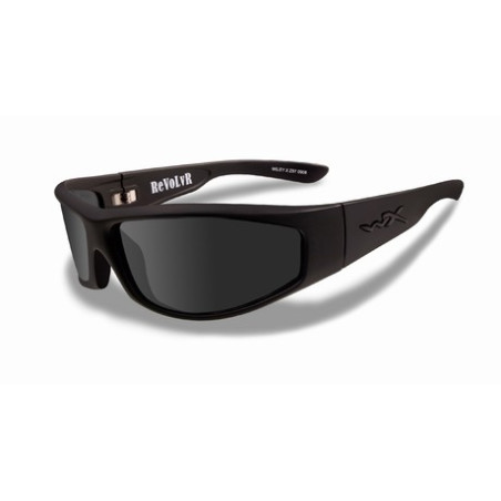 Lunettes REVOLVR Monture noire Verre fumé Wiley X