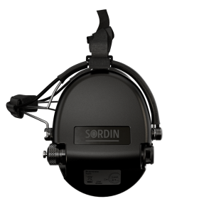 Casque Sordin SUPREME MIL AUX PVC Serre-Nuque - Noir