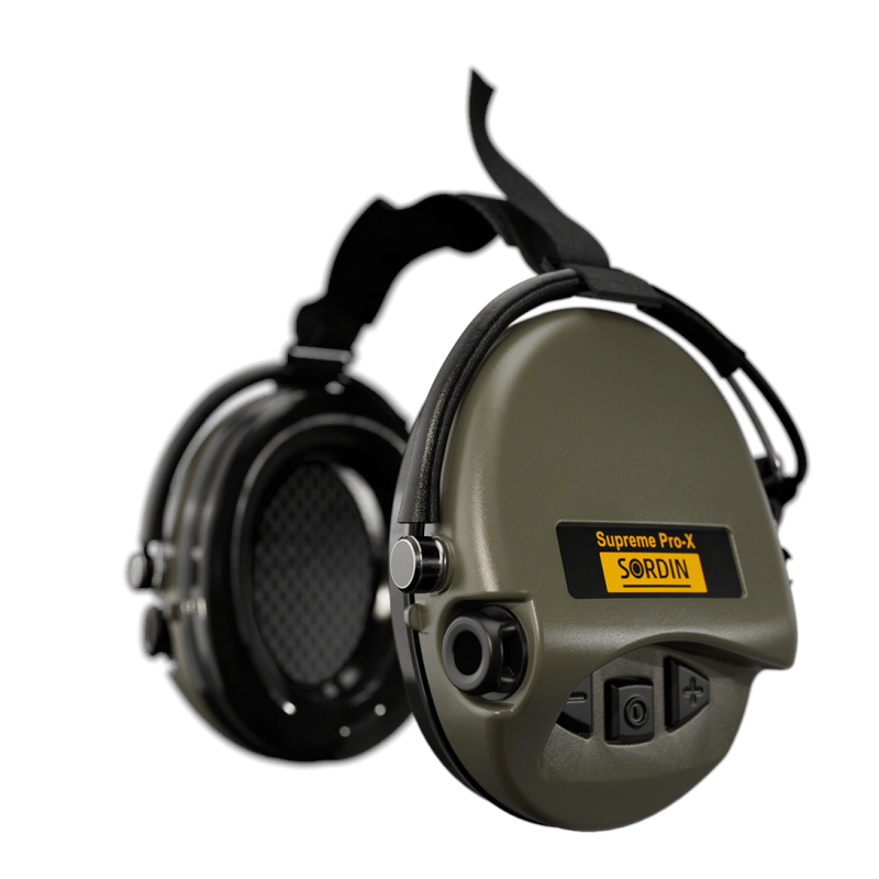 Casque Sordin SUPREME Pro-X PVC Serre-Nuque Vert Olive