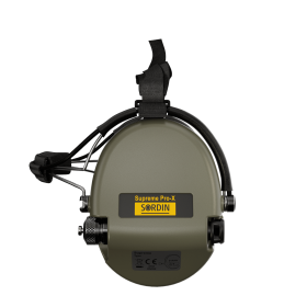 Casque Sordin SUPREME Pro-X PVC Serre-Nuque Vert Olive