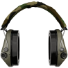 Casque Sordin SUPREME Pro-X LED GEL Serre Tête Tissu - Vert Olive