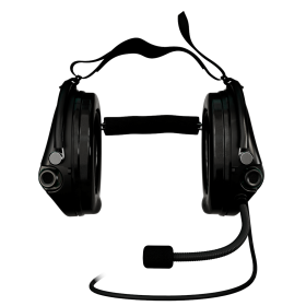 Casque Sordin Supreme MIL CC Serre-Nuque PVC, NEXUS Simple Com (TP120) - Noir
