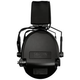 Casque Sordin SUPREME MIL AUX SLIM PVC Serre-Tête - Noir