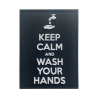 Patch PVC "Keep Calm and Wash Your Hands" Noir