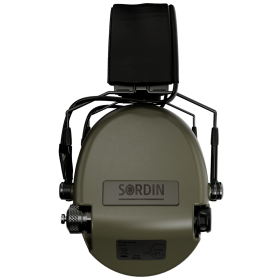 Casque Sordin SUPREME MIL AUX SLIM PVC Serre-Tête - Vert Olive