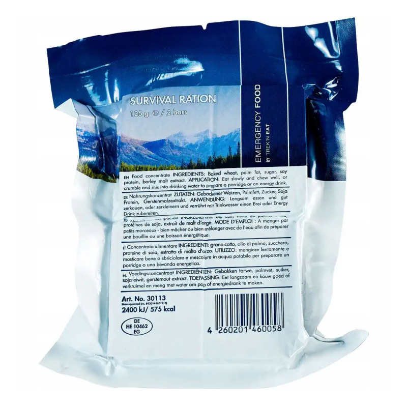 Ration de Survie Trek'n Eat - 2 barres