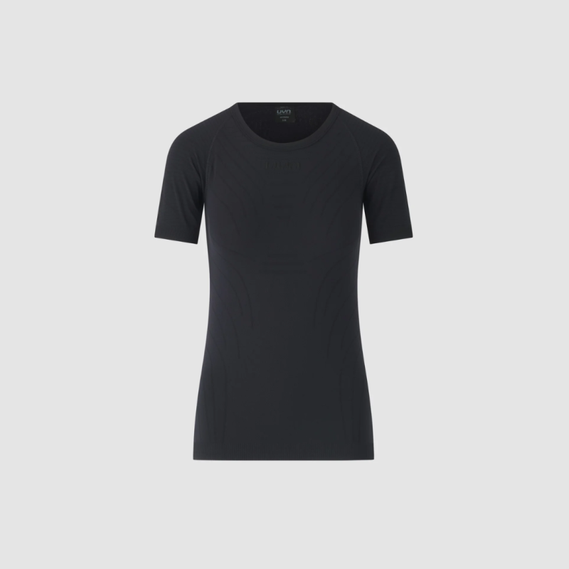 T-shirt Technique UYN Motyon 2.0 Femme Manches Courtes - Noir