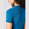 T-shirt Technique UYN Motyon 2.0 Femme Manches Courtes - Bleu Poséidon