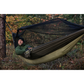 Hamac Amazonas Moskito Traveller Thermo – Moustiquaire & Compartiment Matelas