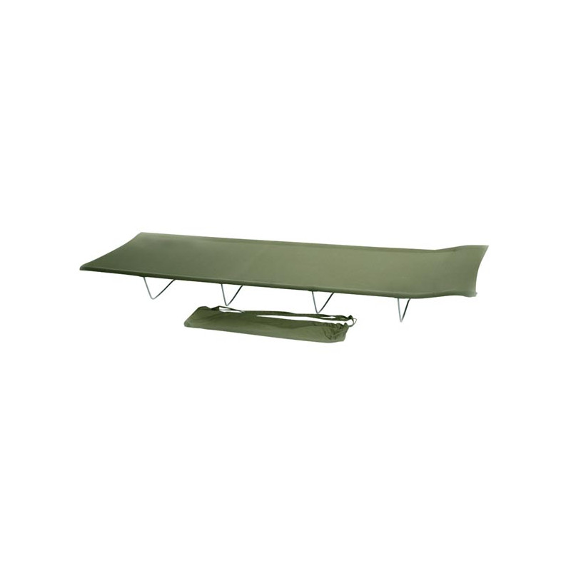 Lit de camp 190 x 60 x 19 cm - vert olive 